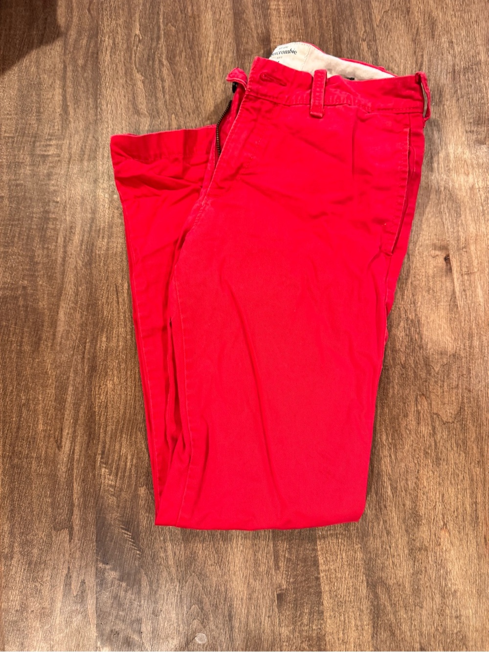 Abercrombie & Fitch Kid’s Bright Red Chino Pants